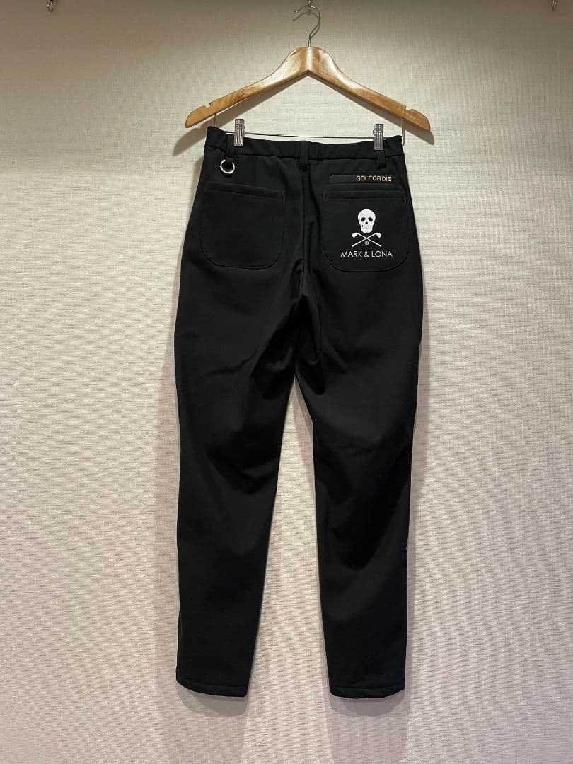 美品✦マークアンドロナ★2023年秋冬ダウンロングパンツ✦ブラック