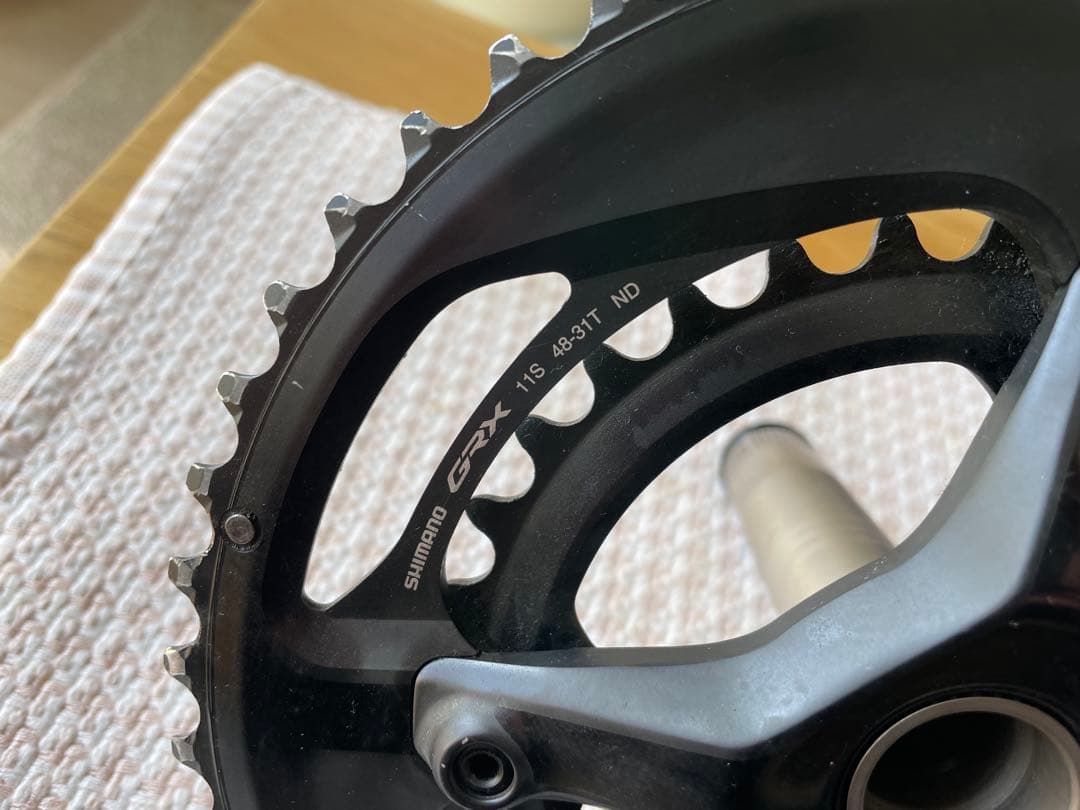 美品 Shimano GRX クランクセット 48-31T 170mm