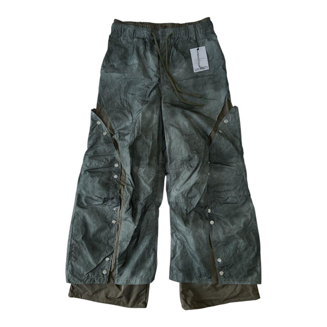 GRANCY Button Layered　ボタンレイヤードデザインパンツ　新品