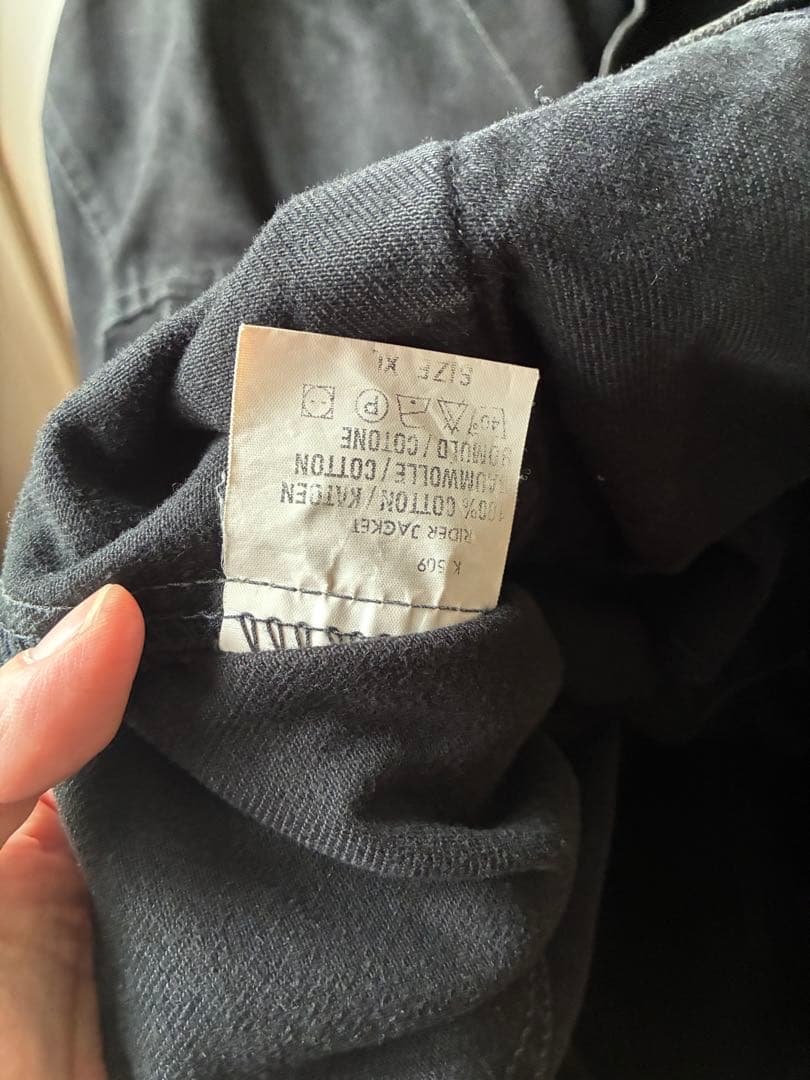 80s 90s Lee USA製 ブラックデニム デニムジャケット 黒