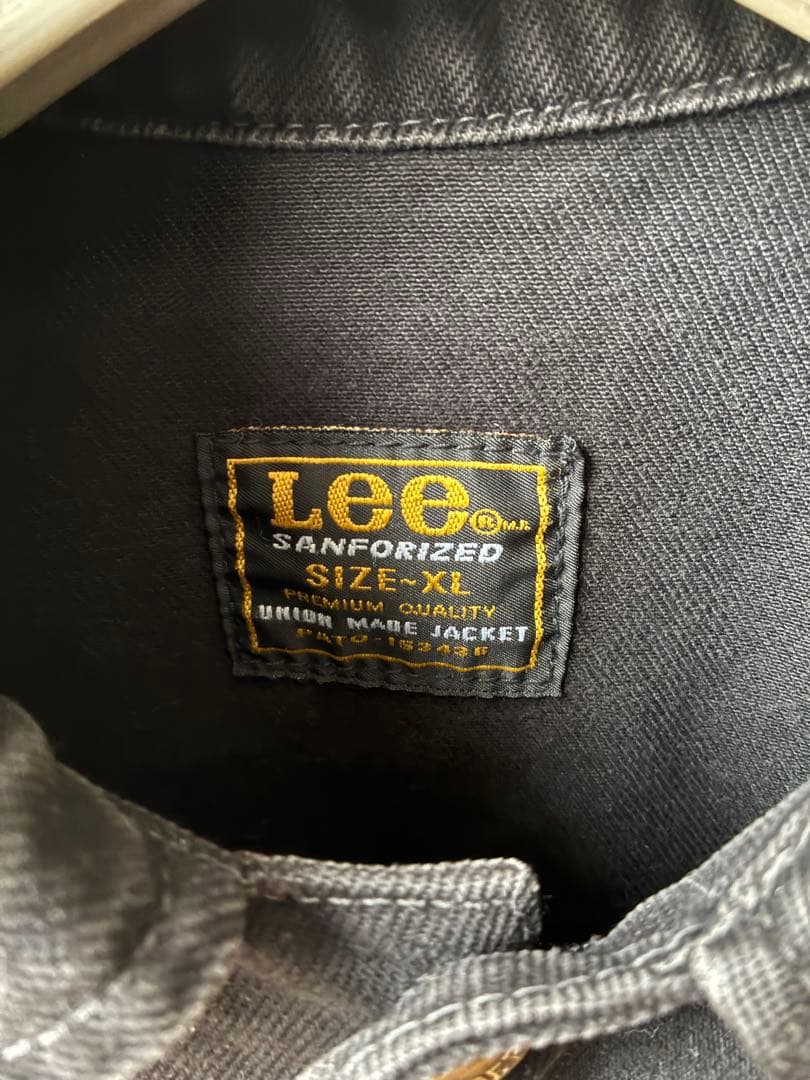 80s 90s Lee USA製 ブラックデニム デニムジャケット 黒