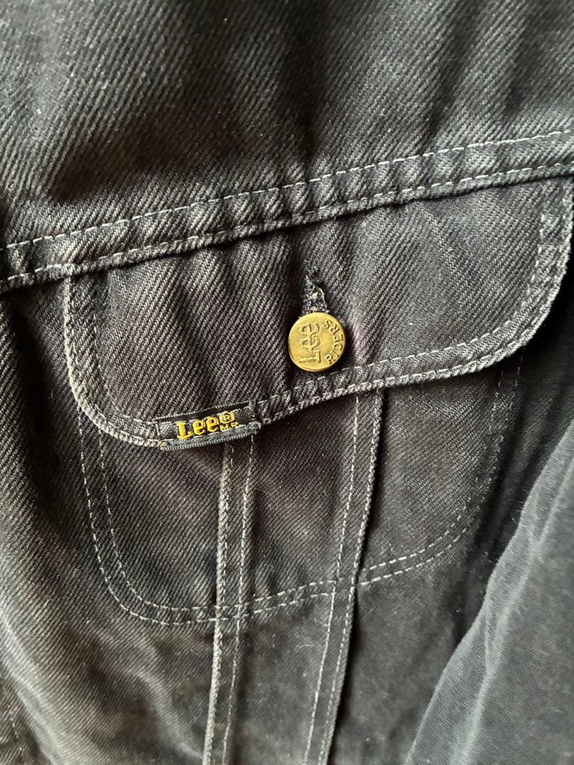 80s 90s Lee USA製 ブラックデニム デニムジャケット 黒