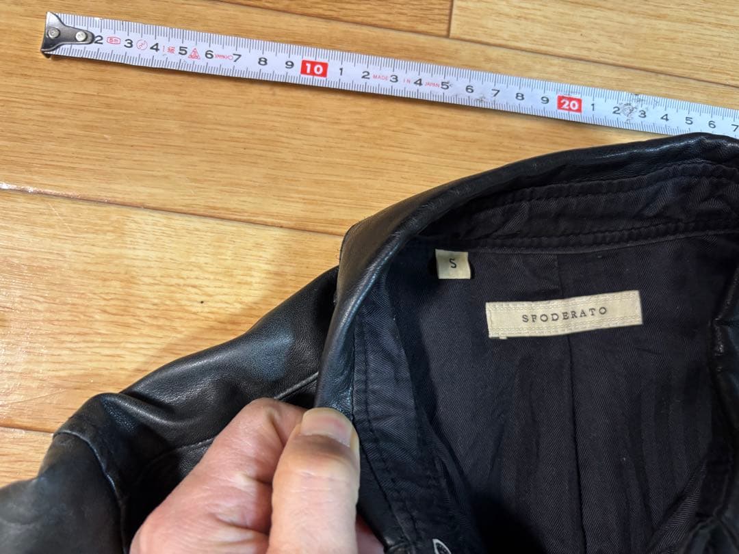 ブラックレザーシャツ コットン100% ユナイテッドアローズ