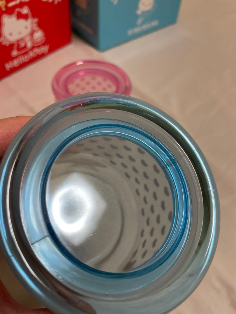 【希少☆未使用品】サンリオ　ハローキティ　キキララ　ウサハナ　グラスキャニスター