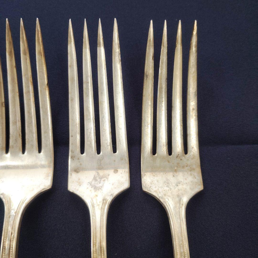 【希少】WM ROGERS&SON 銀メッキカトラリーセット 20本セット