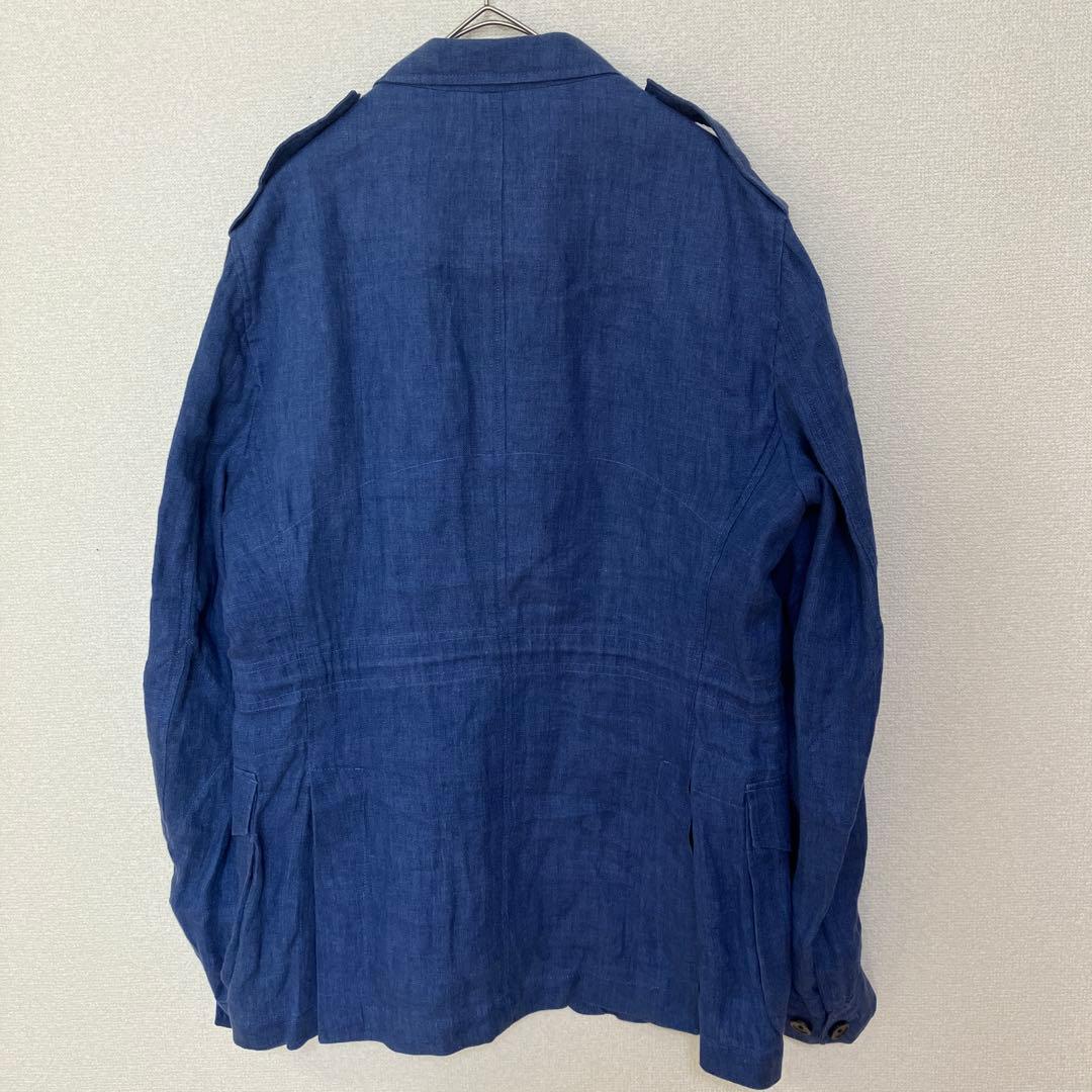 POLO RALPH LAURENジャケット　麻100% ネイビー　サイズ40R