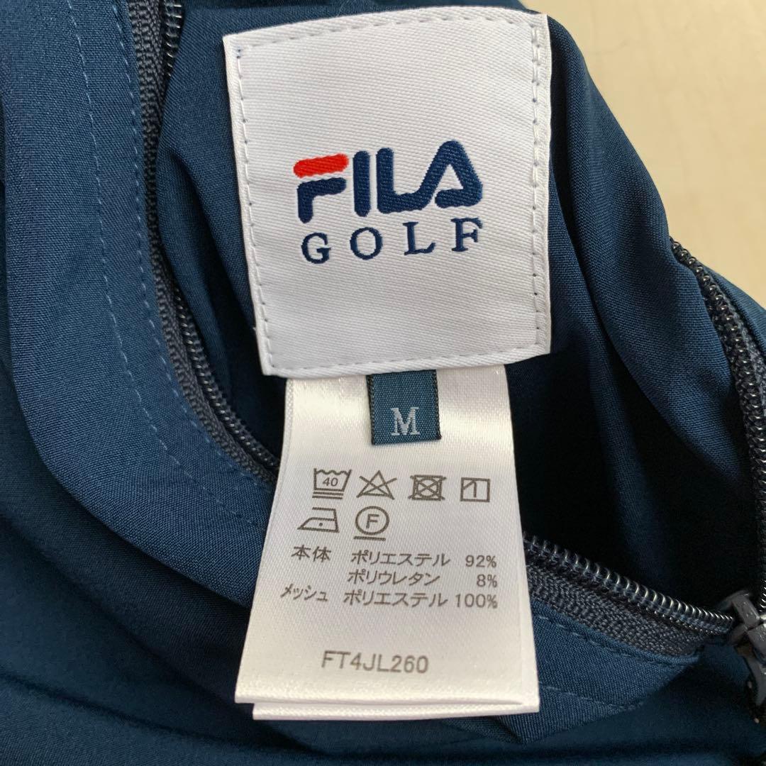 FILA golf フィラ　ゴルフ　ウェア　レディース　Ｍ　 紺　撥水加工