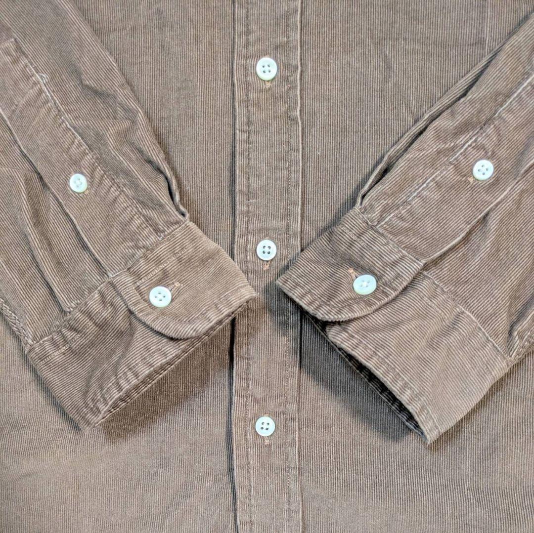 POLO ポロラルフローレン コーデュロイ シャツ ポニー 刺繍 大きめ XL