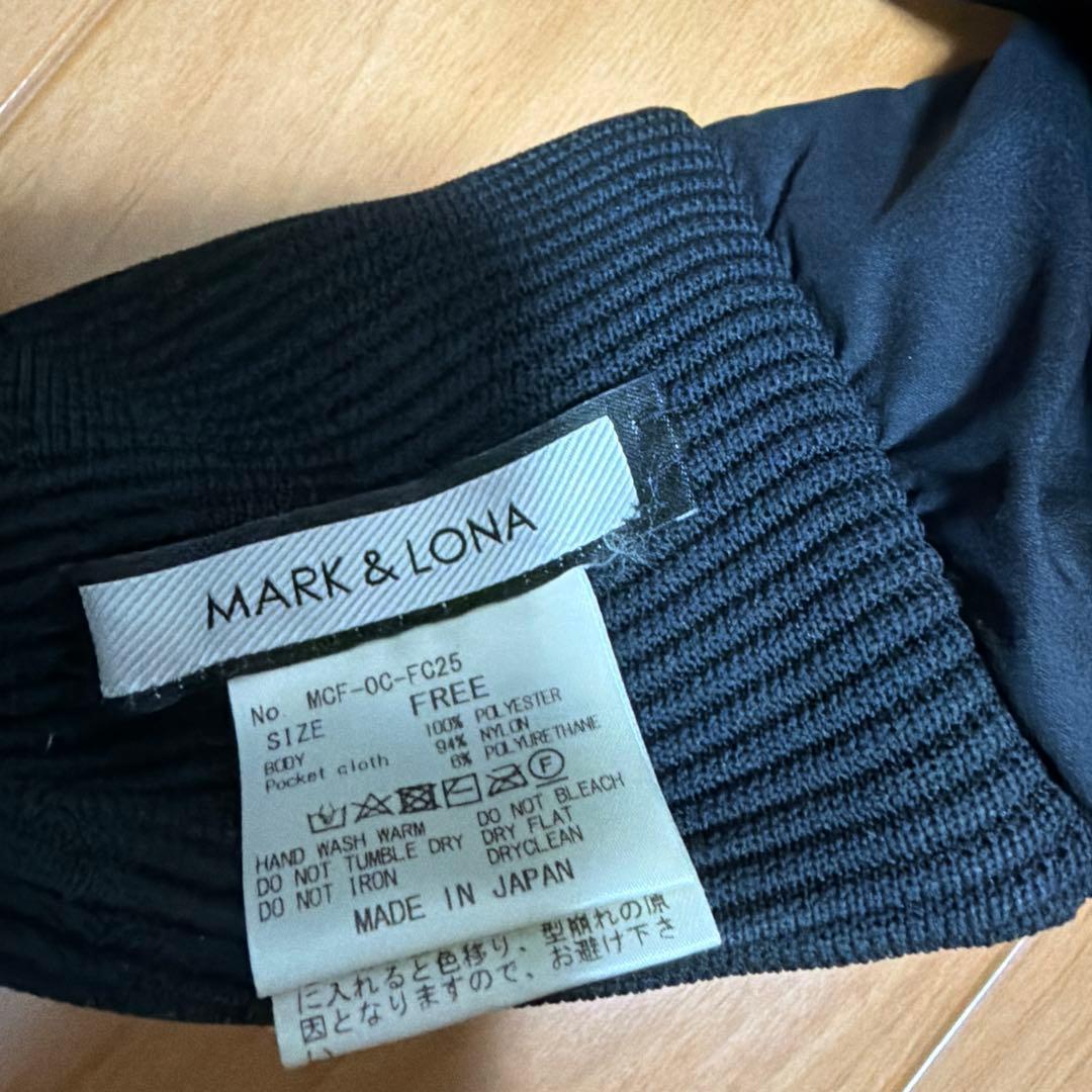MARK & LONA ブラックバイザー