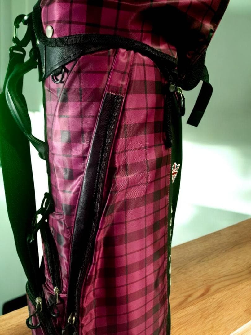 超々美品　FREIMAGE チェック柄 ゴルフバッグ