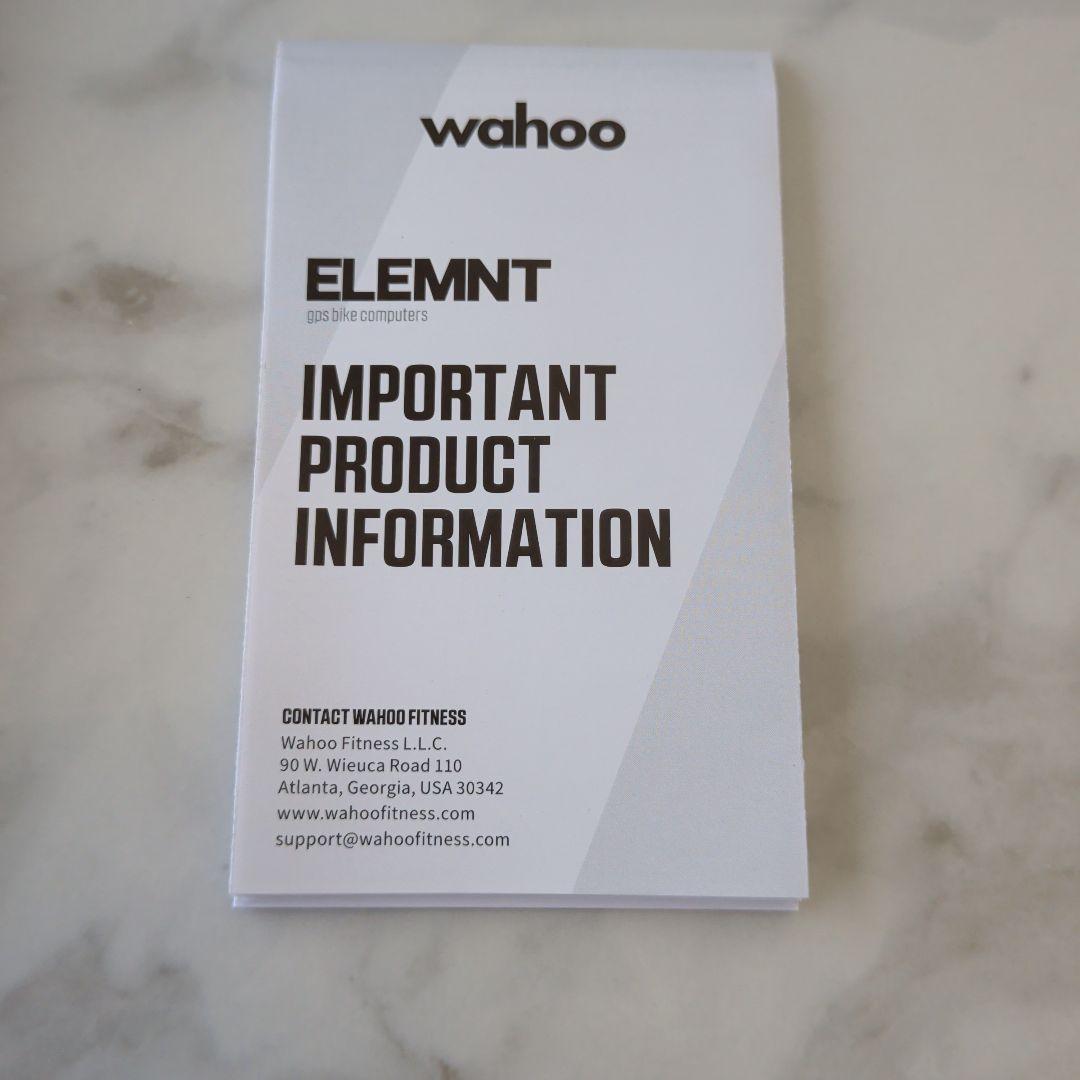 Wahoo ELEMNT サイクルコンピューター 本体