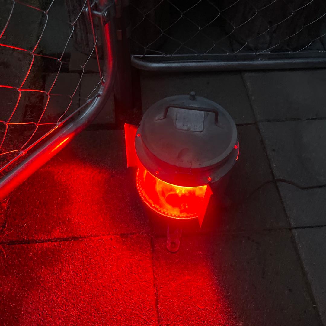 マリンランプ　紅燈ランタン　船舶用　ランタン　電気　日本船燈株式会社　昭和レトロ