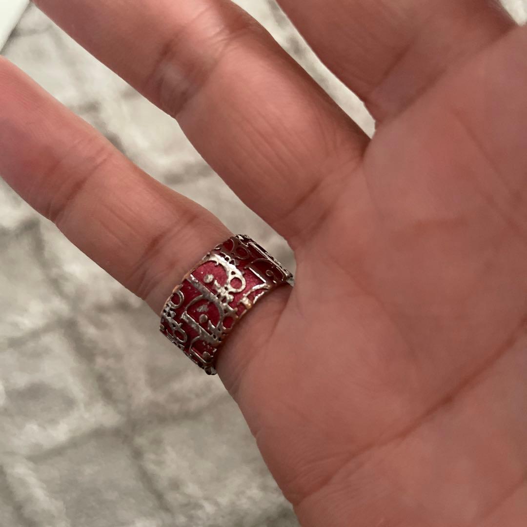 値下げ！Dior 指輪 トロッターリング 赤