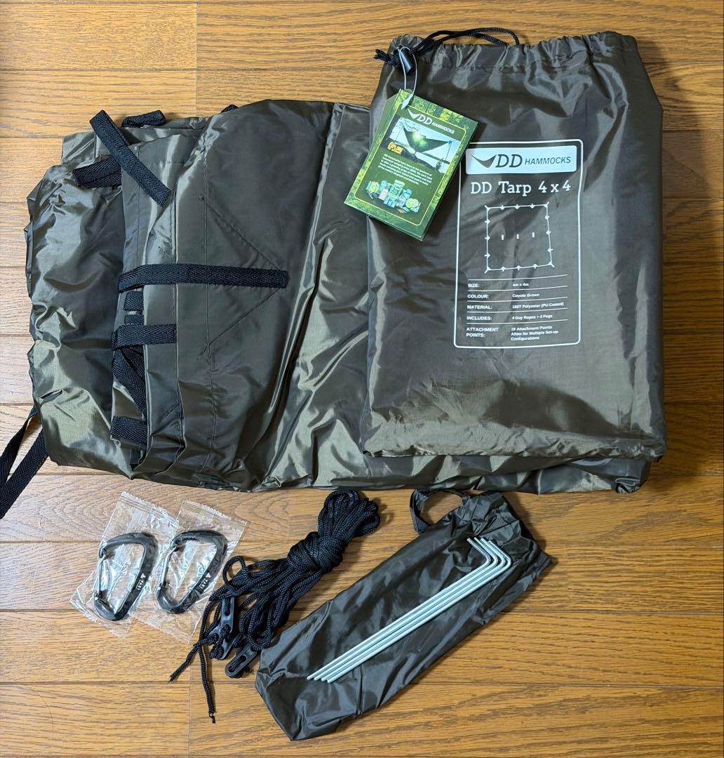 新品未使用DD Tarp 4x4 Coyote brown