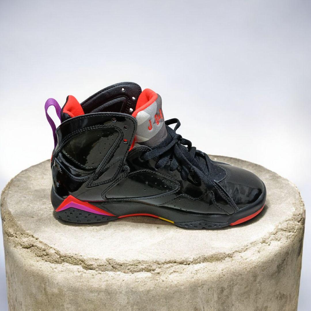 ​【希少】ナイキ エアジョーダン7 レトロ ブラック パテント 24.5cm