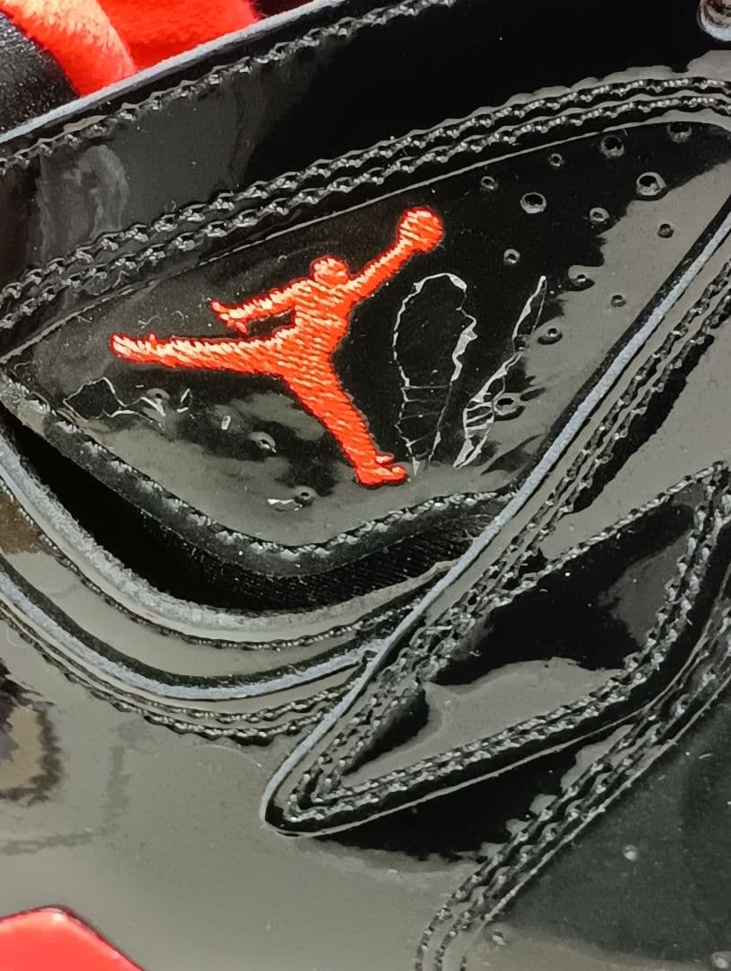 ​【希少】ナイキ エアジョーダン7 レトロ ブラック パテント 24.5cm