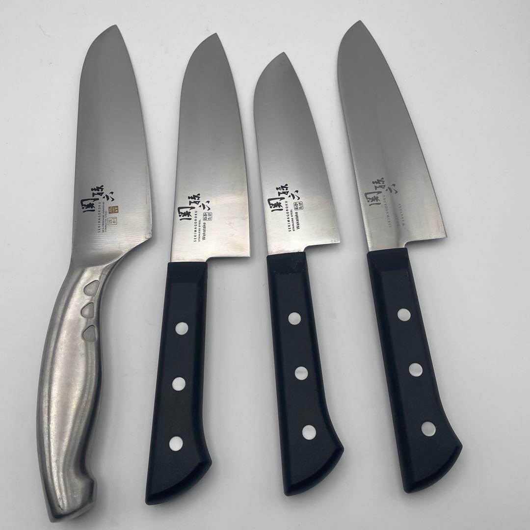 関孫六包丁4本セット ステンレス製