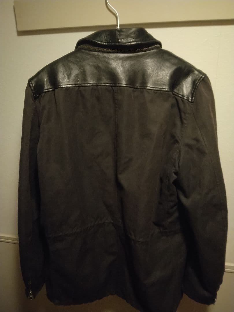 c*！様 C.P COMPANY レザー切り替え ジャケット50