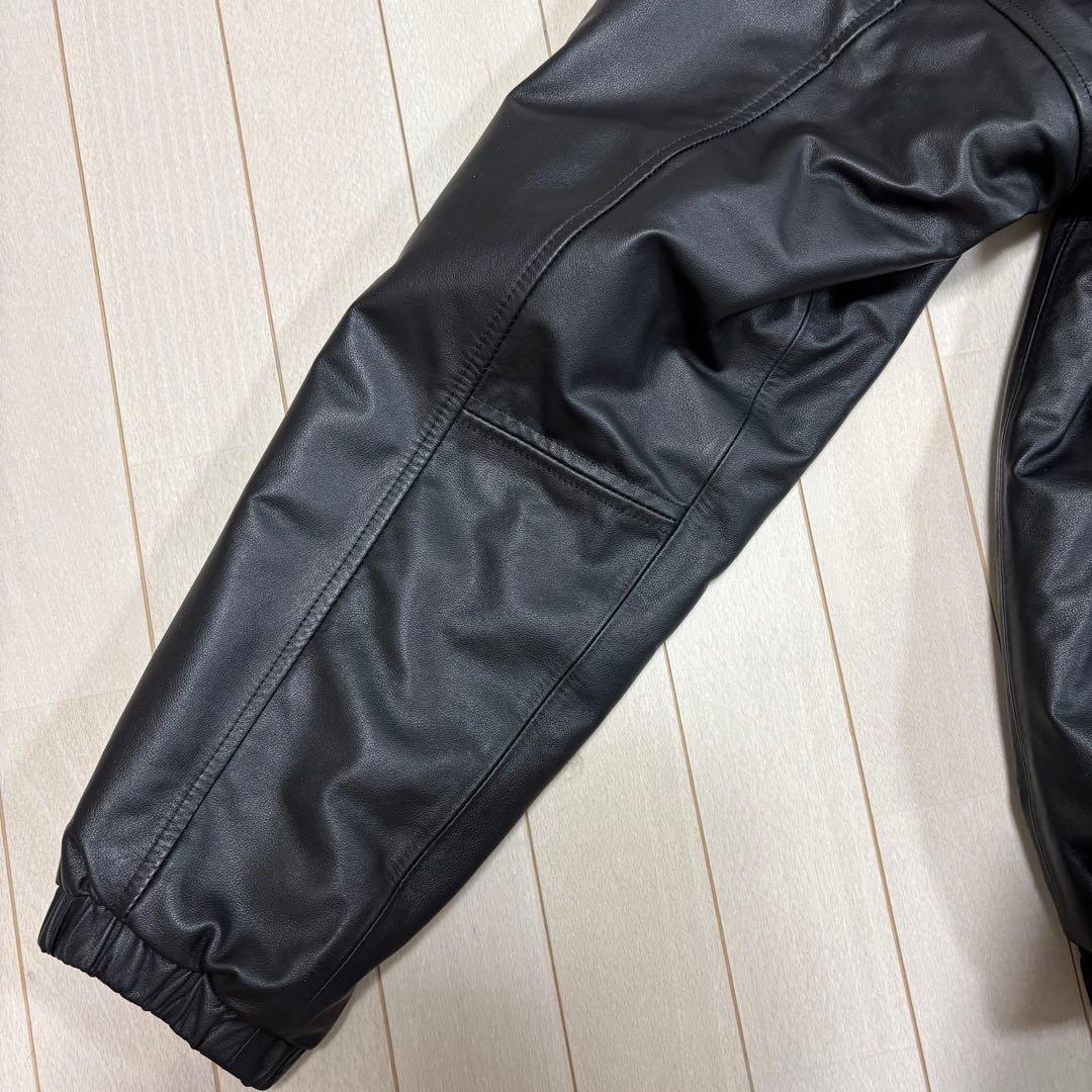 【半額】FTC LEATHER HARRINGTON JACKE