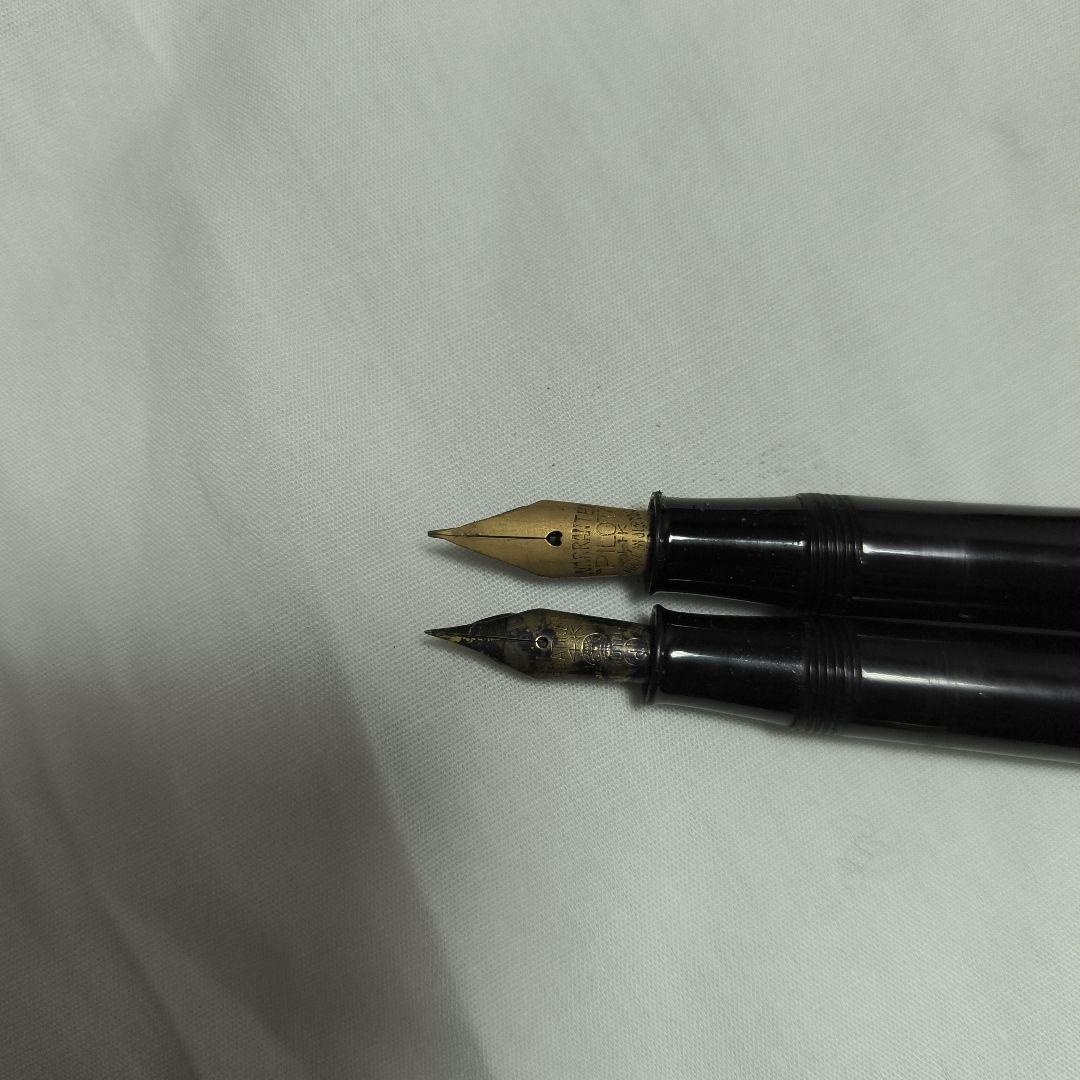 PLATINUM 万年筆2本セット ビンテージ　K14