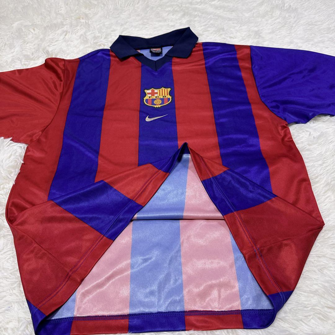 【美品】バルセロナ　ユニフォーム　01/02 襟付き