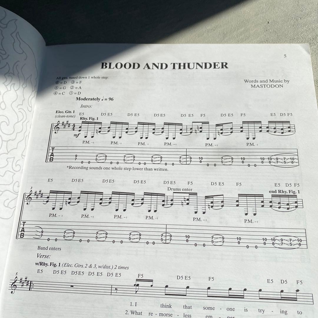 【輸入ギターTAB譜】mastodon:Leviathan