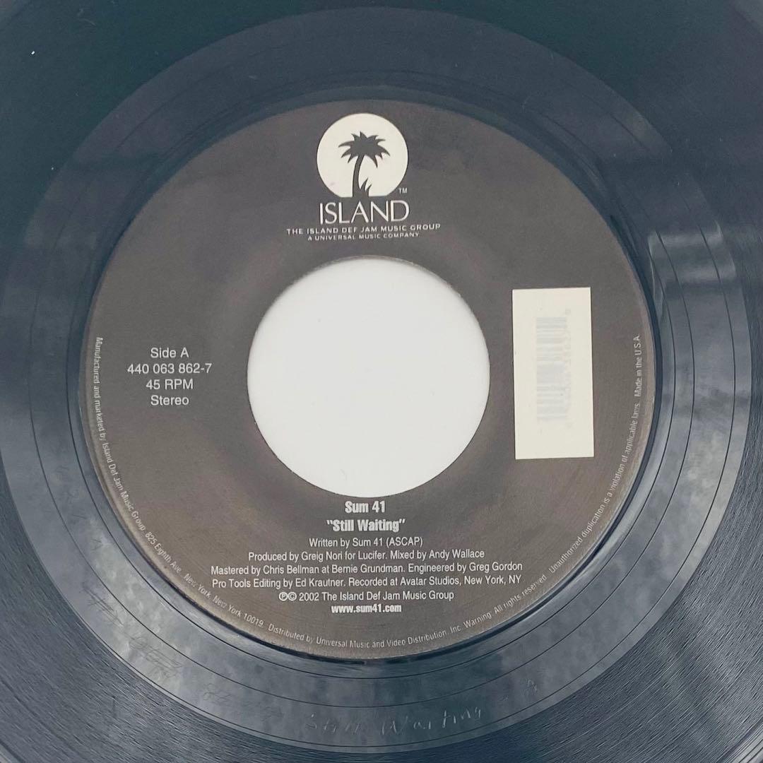 SUM41 両面A盤 / Still Waiting / Hell Song