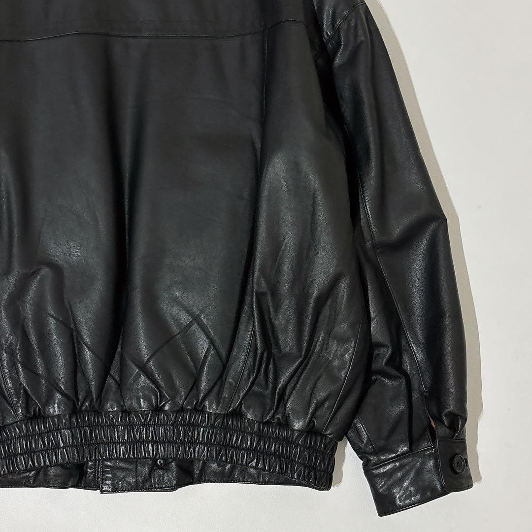 PHEASA レザージャケット　カウレザー　牛革　ブラック