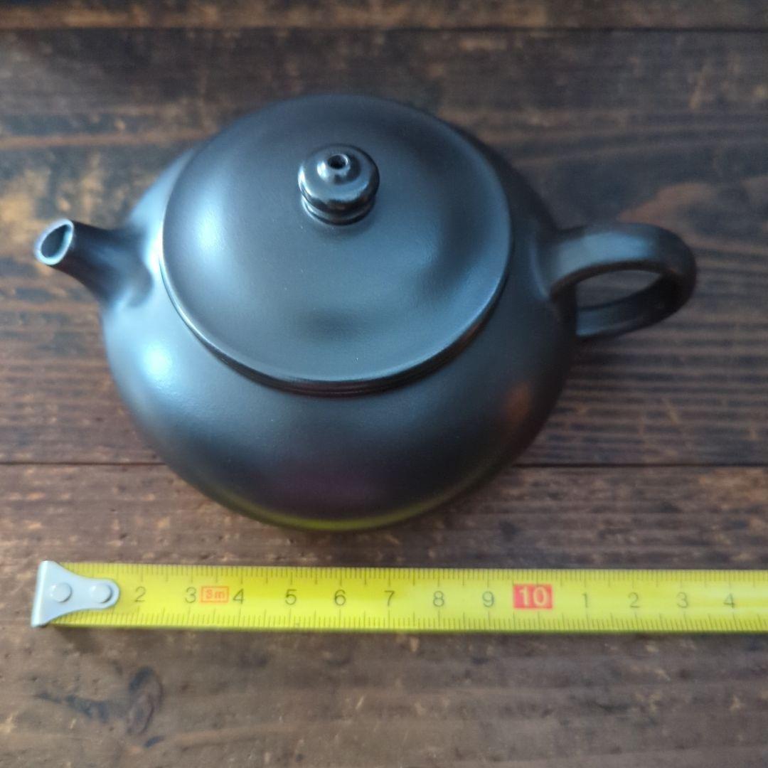 中国陶芸家　胡秀萍氏　茶道具　茶器　宜興紫砂　茶壺　急須　（木製化粧箱入）