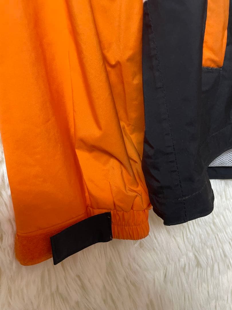 PUMA GOLF レインウェア レインジャケット オレンジ × 黒　2WAY