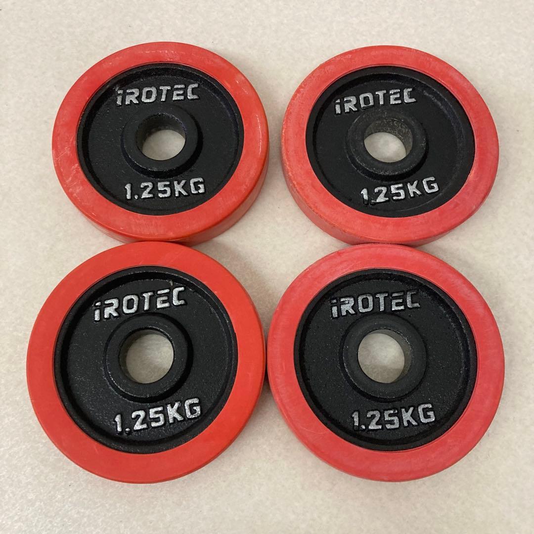 アイロテック（IROTEC） ラバーダンベル プレートセット