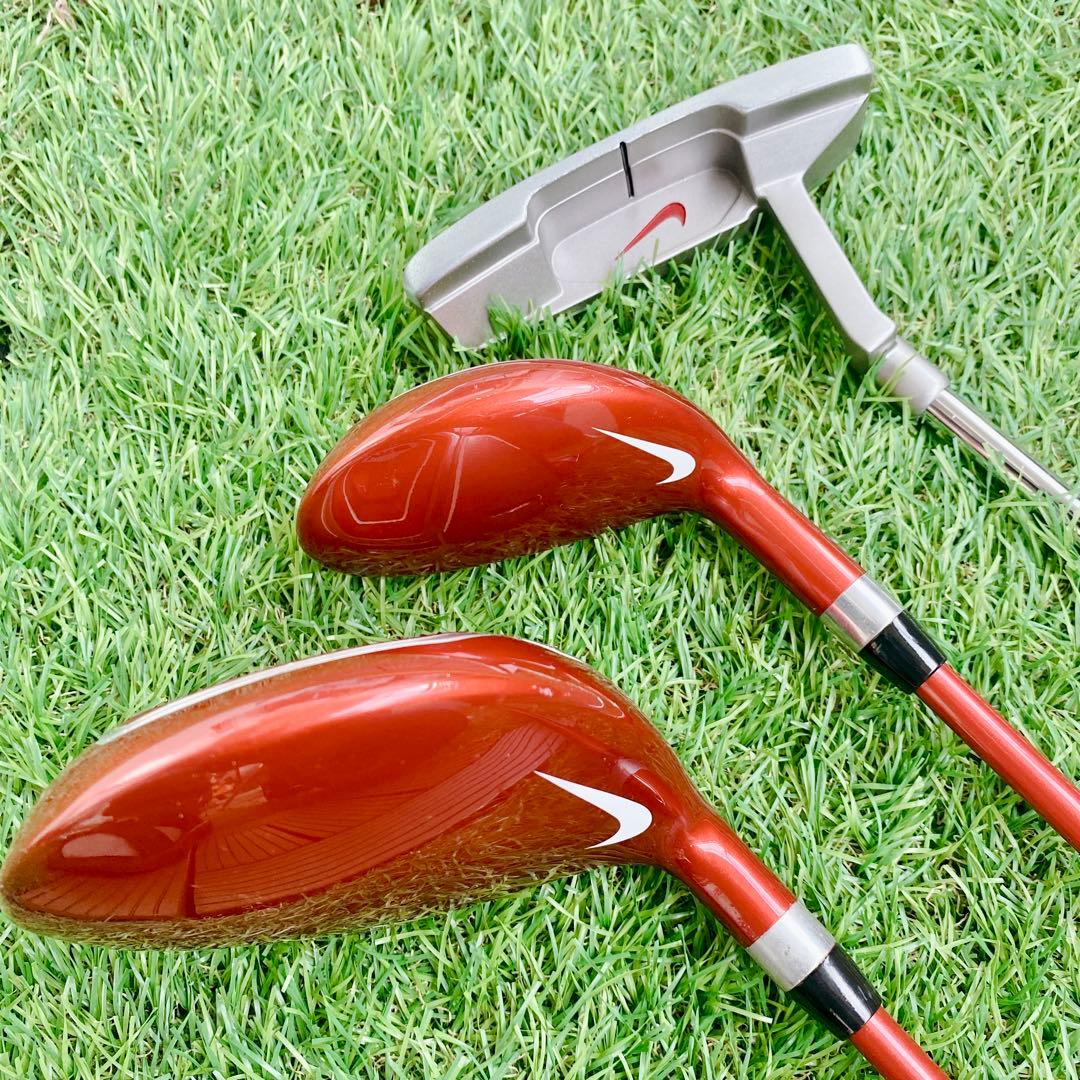 希少 NIKE VRS ジュニア用 ゴルフセット 6本 スタンドバッグ付