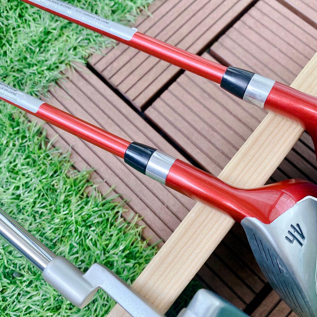 希少 NIKE VRS ジュニア用 ゴルフセット 6本 スタンドバッグ付