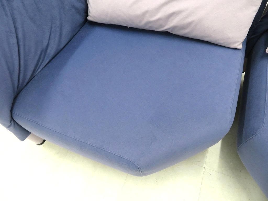 カッシーナ　ビンテージ　ポストモダン　サンパン　2人掛けソファ　ラブソファ