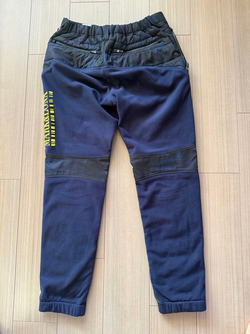 値下げMARK&LONA ☆☆☆ダークブルー キルティングパンツ