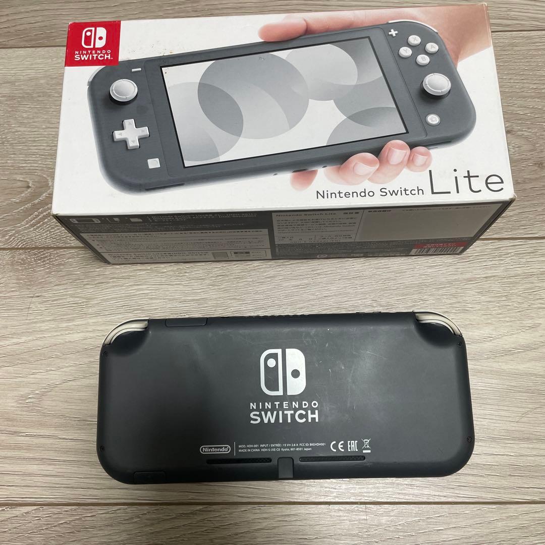 Nintendo Switch Lite ブラック 本体　箱あり