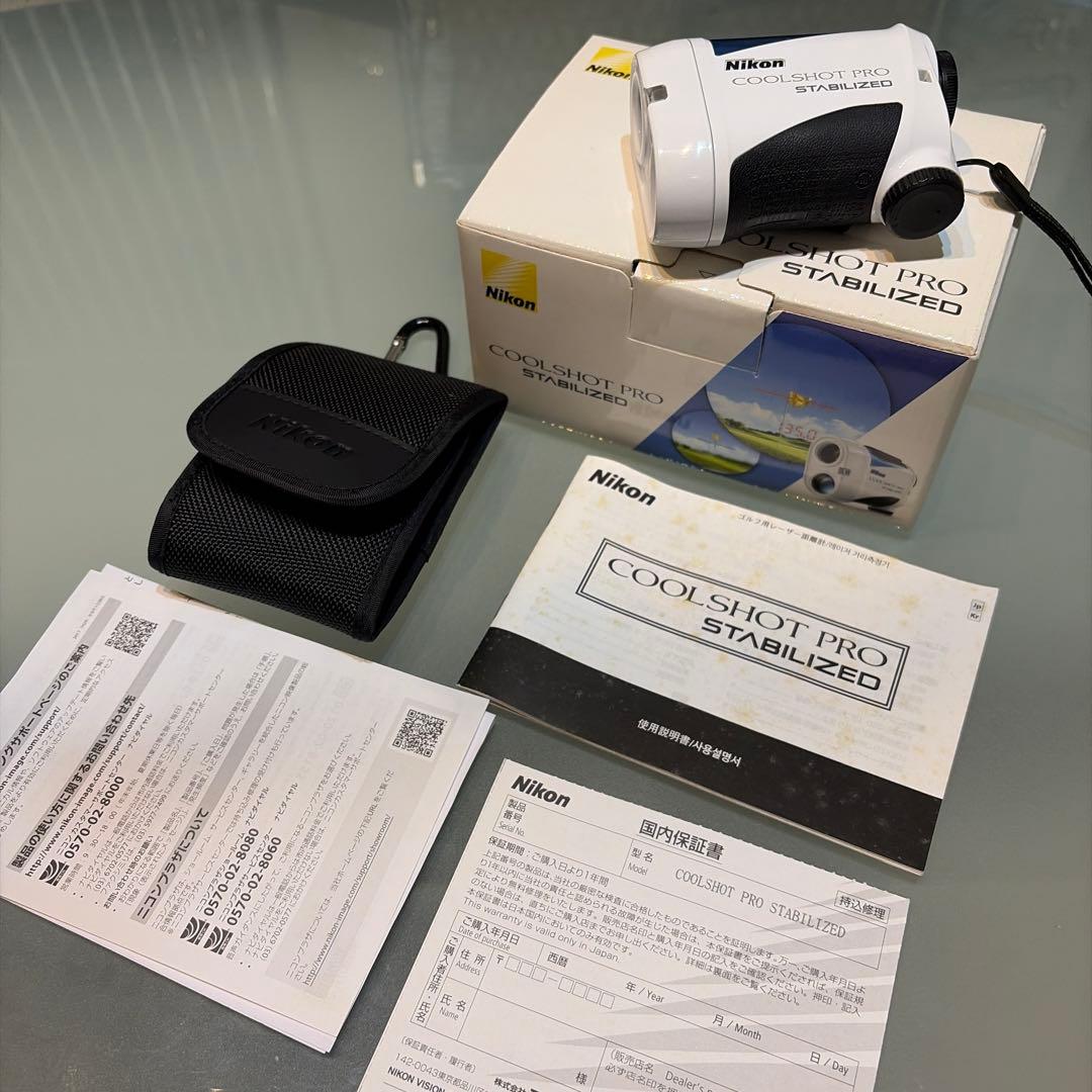 【美品】ニコン　COOLSHOT PRO STABILIZED　手振れ補正