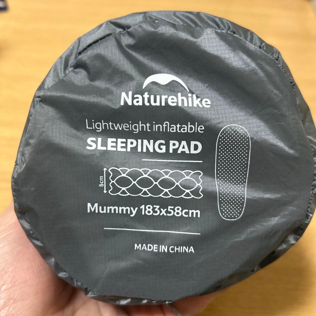 美品　ネイチャーハイク　マット　高R値5.8 183×58×7 マミータイプ