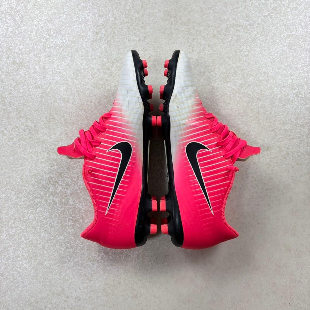 NIKE マーキュリアル サッカースパイク ピンク×ホワイト FG 26cm