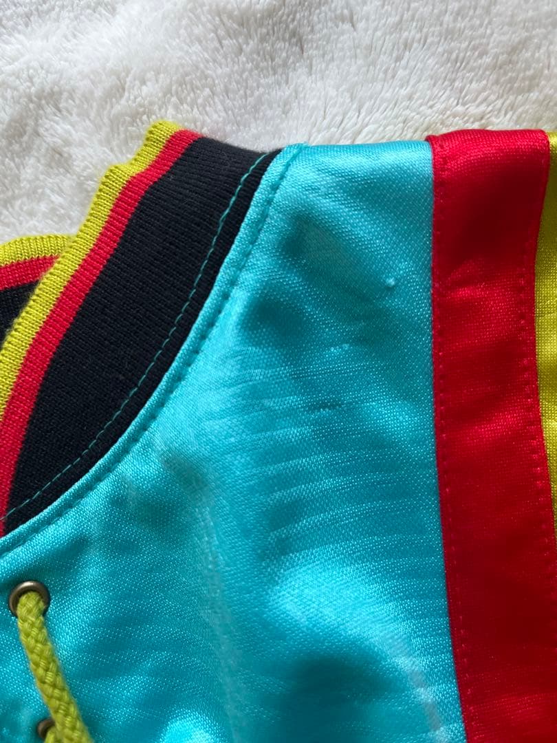 90s ヴィンテージ PUMA プーマ ゲームシャツ 万国旗 古着 アート