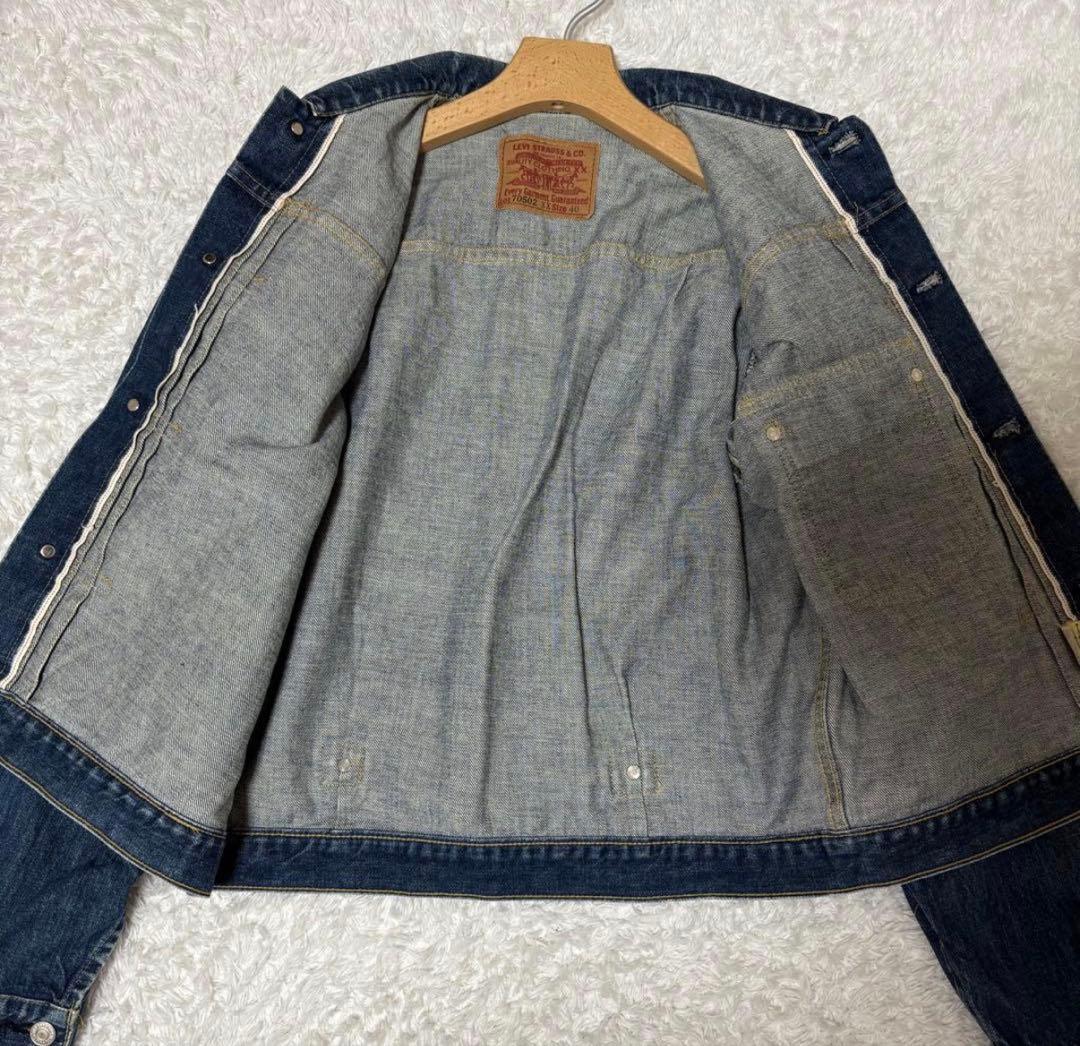 90s Levi's 70502XX 1st デニムジャケット 濃紺 40