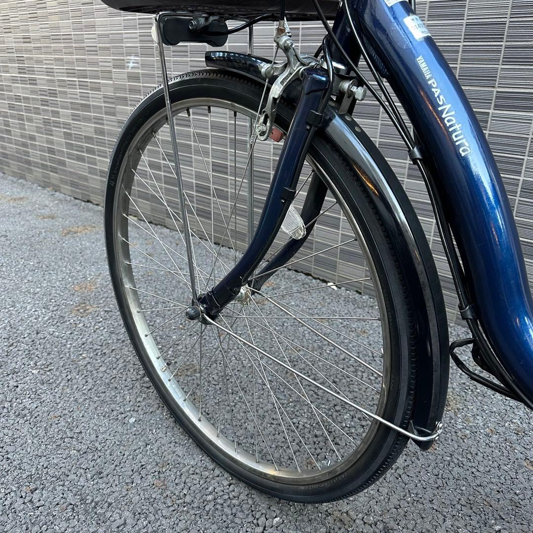 最終価格　ヤマハ　PAS natural 27インチ 電動自転車　前カゴ付き