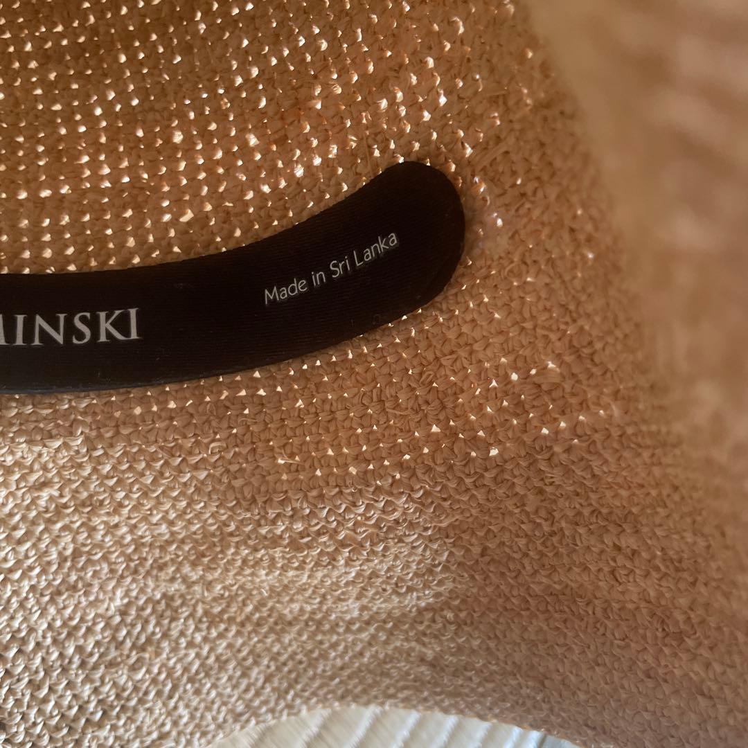 新品未使用　ヘレンカミンスキー　ラフィア　帽子　Villa9