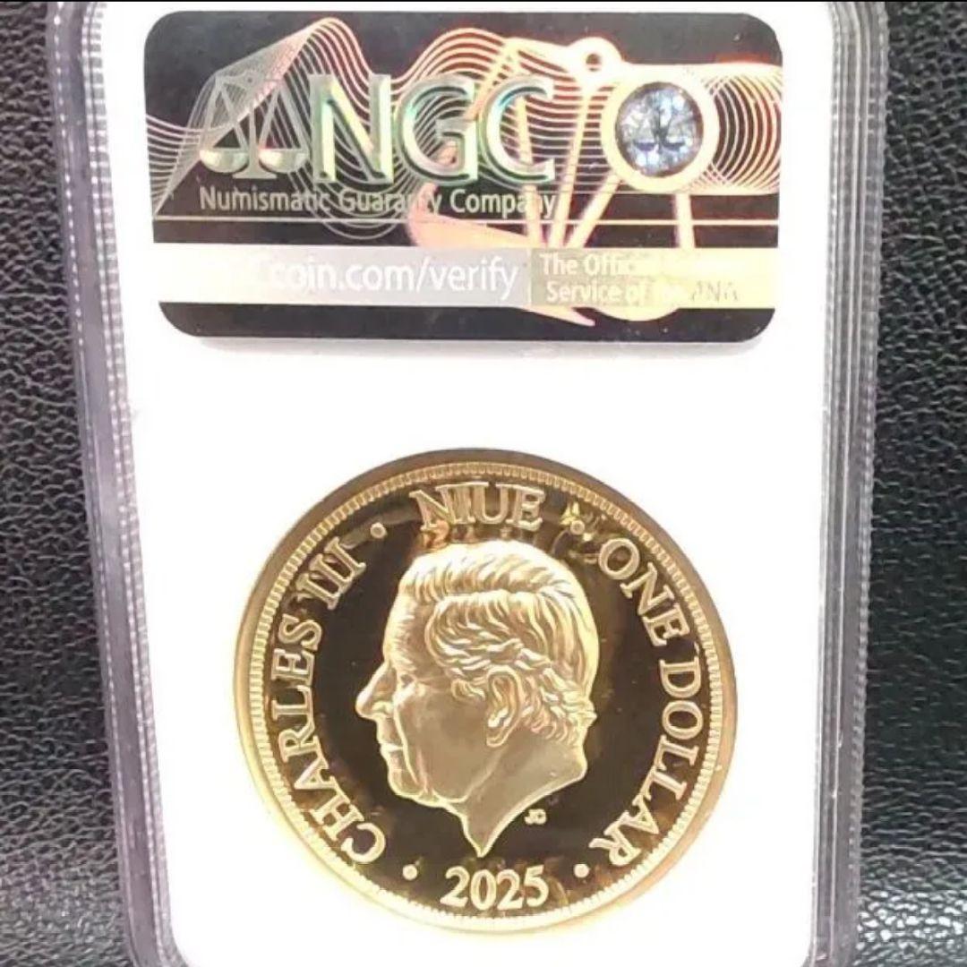 【最高鑑定】2025年版 エリザベス2世追悼記念 FR NGC PF70UC