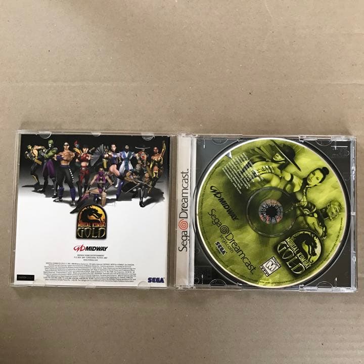 MORTAL KOMBAT GOLD 北米版Dreamcast