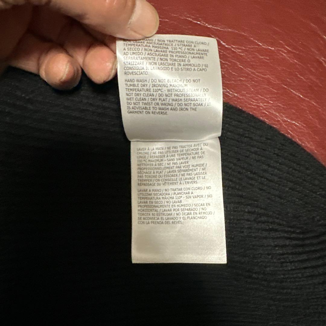 MONCLER ブラック ビーニー