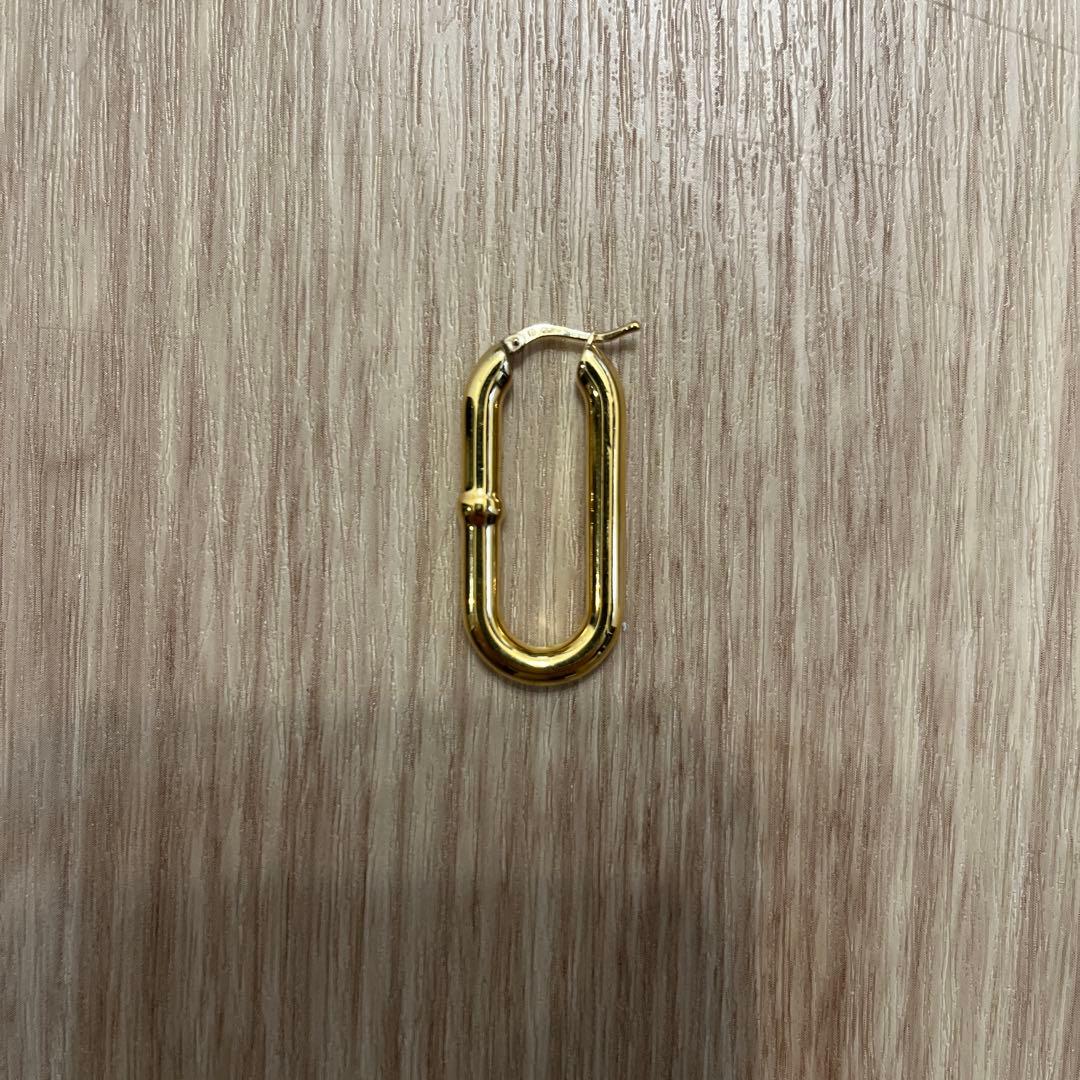 BOTTEGA VENETA ゴールド フープピアス　片耳