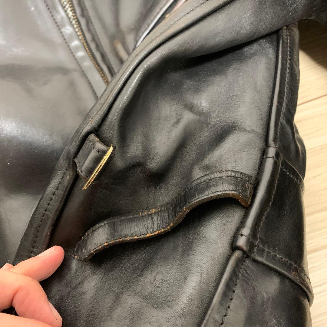 Aero Leathers レザージャケット 36サイズ 黒 ホースハイド