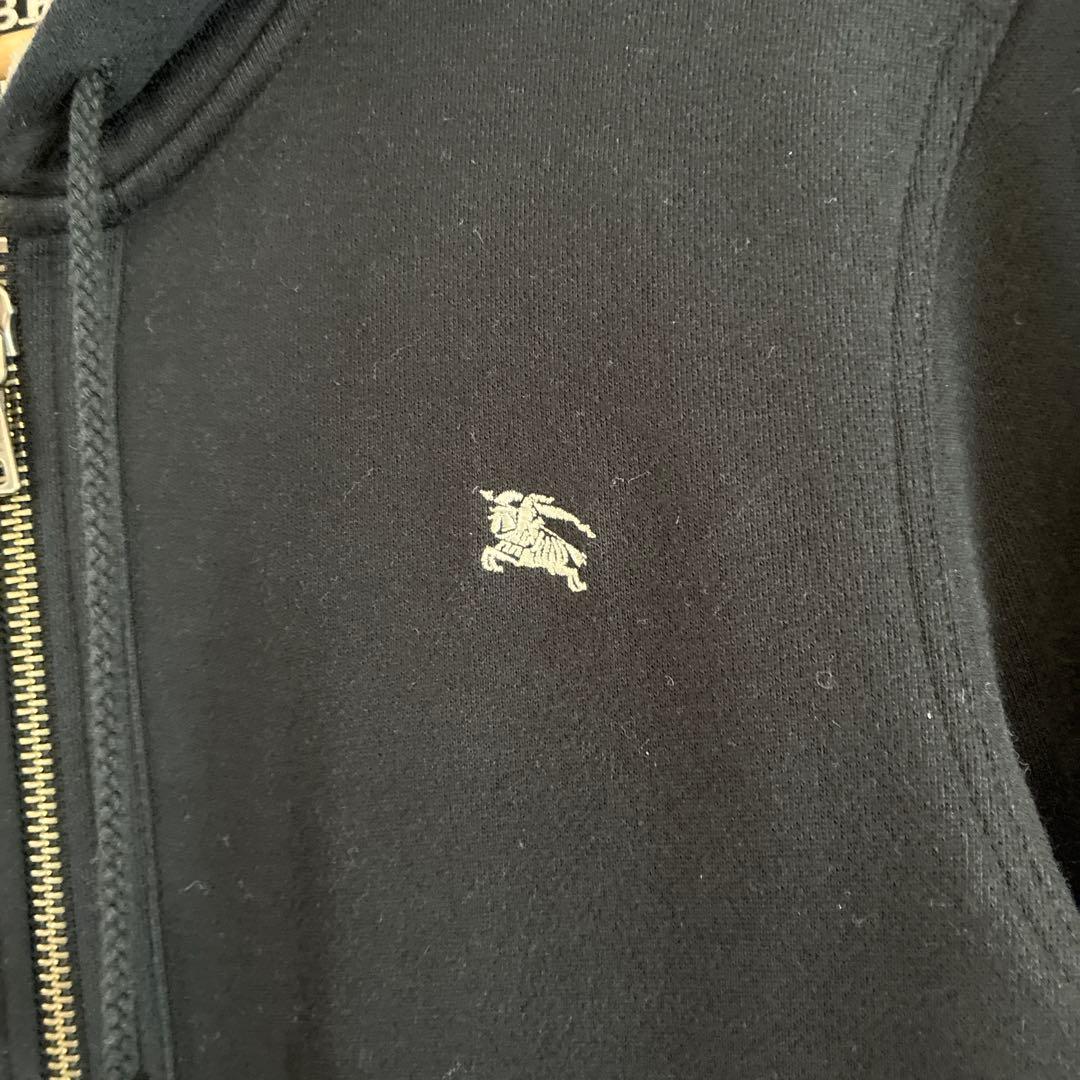 Burberry ブラック フード付きパーカー　サイズ3