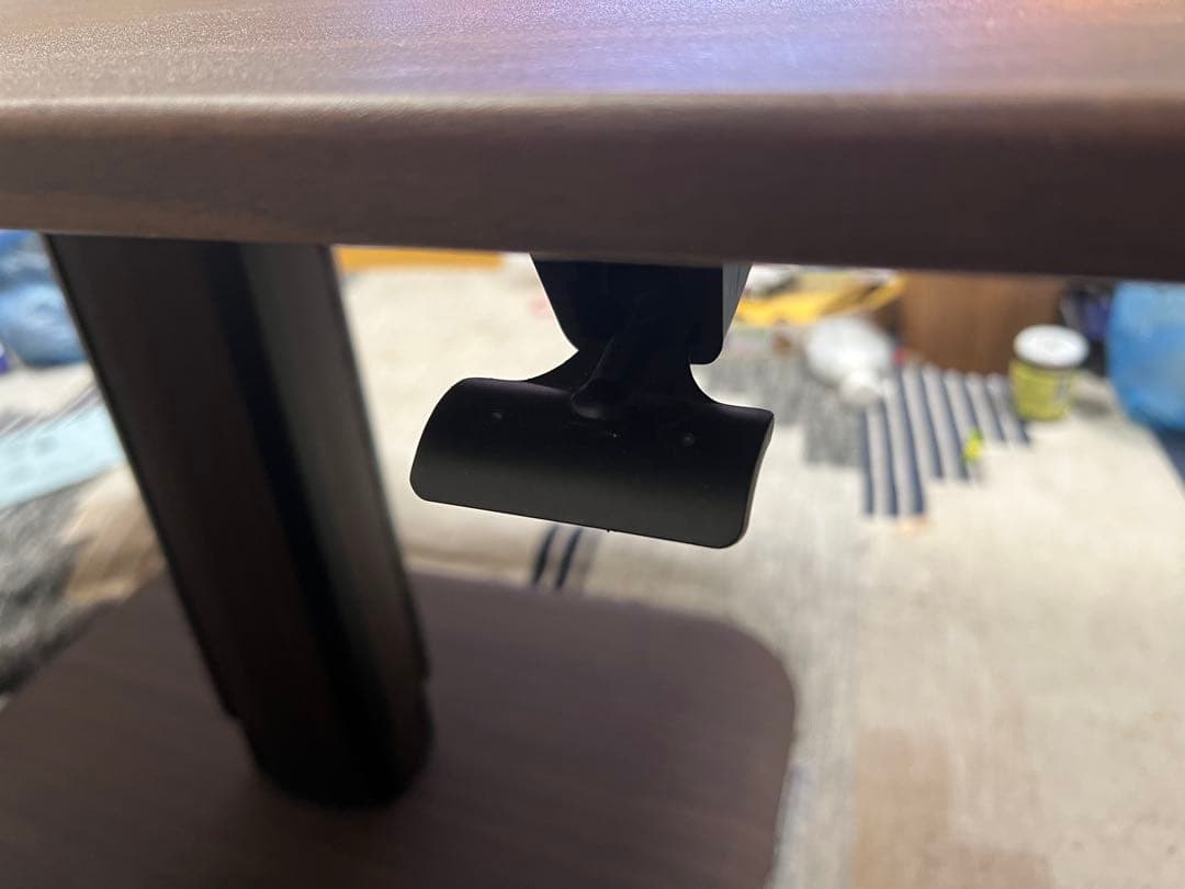 10/6まで出品　ダークブラウン　昇降テーブル